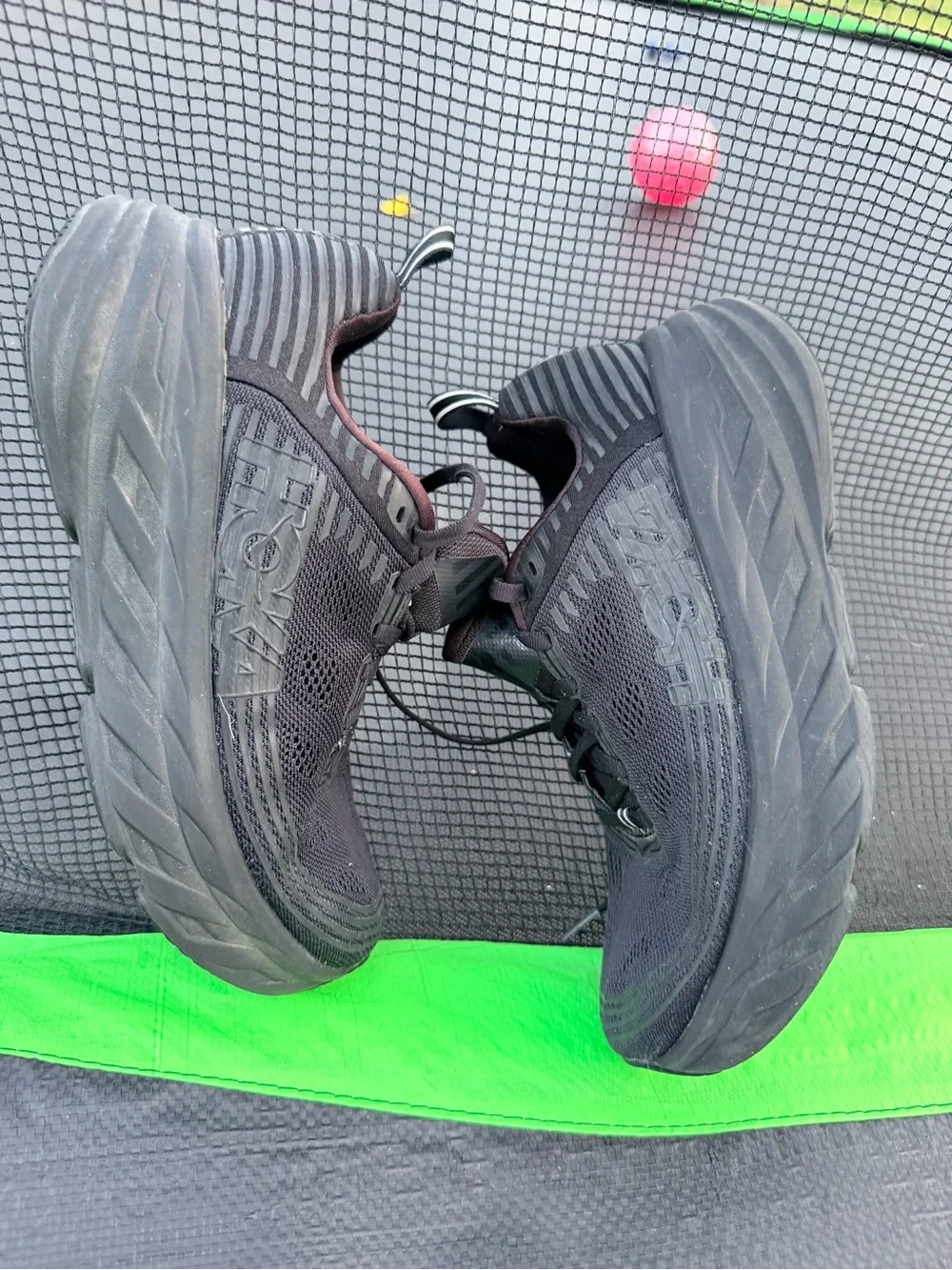 Hoka BONDI 6 women Black Athletic Running Shoes
